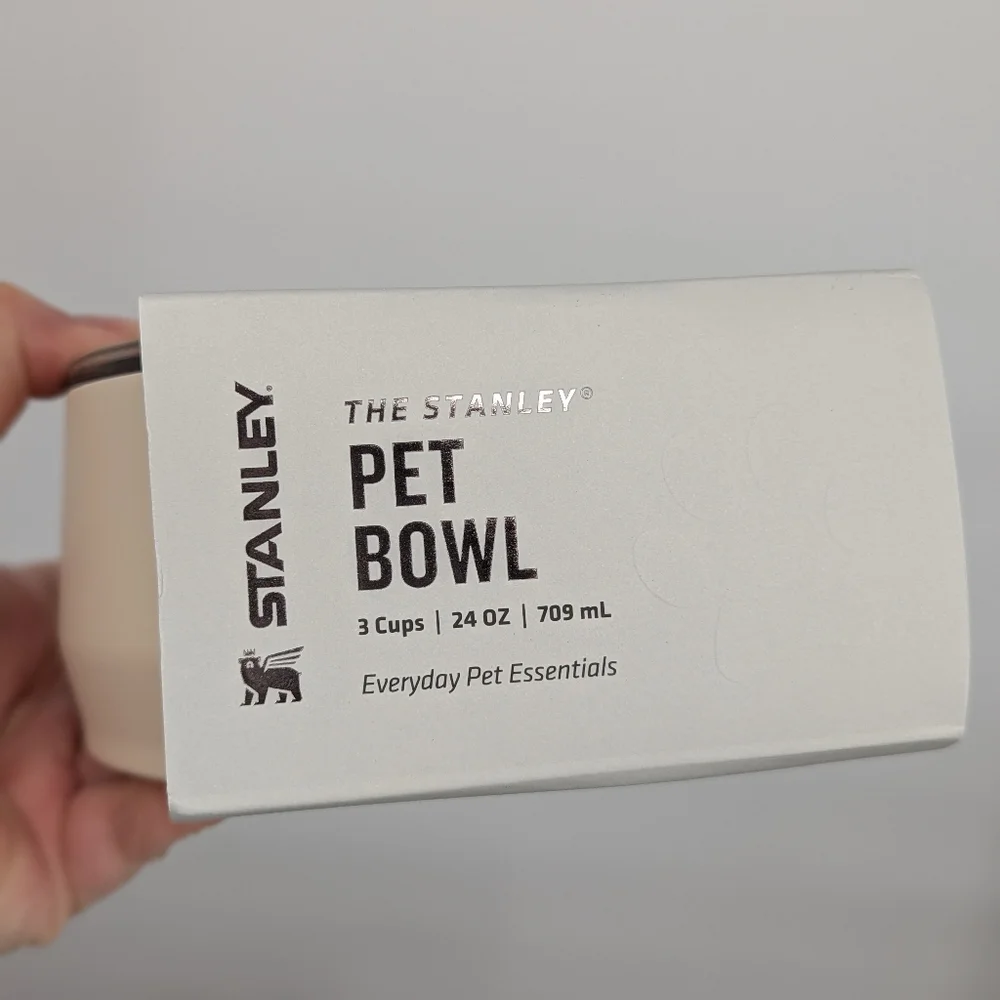 new dog pet bowl STANLEY Cream 3 cups 24oz insulated stainless steel